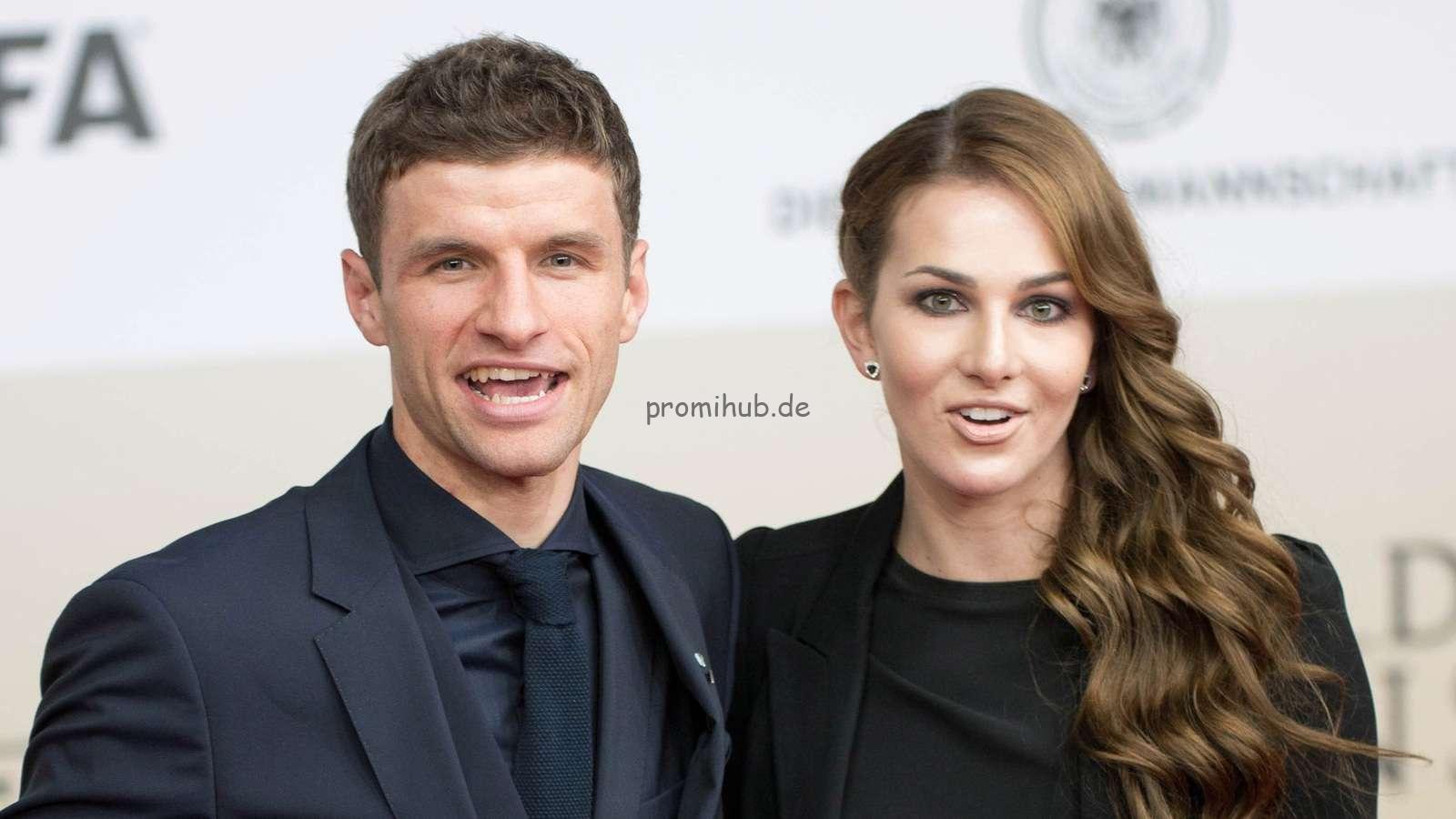 Lisa Müller mit Thomas Müller