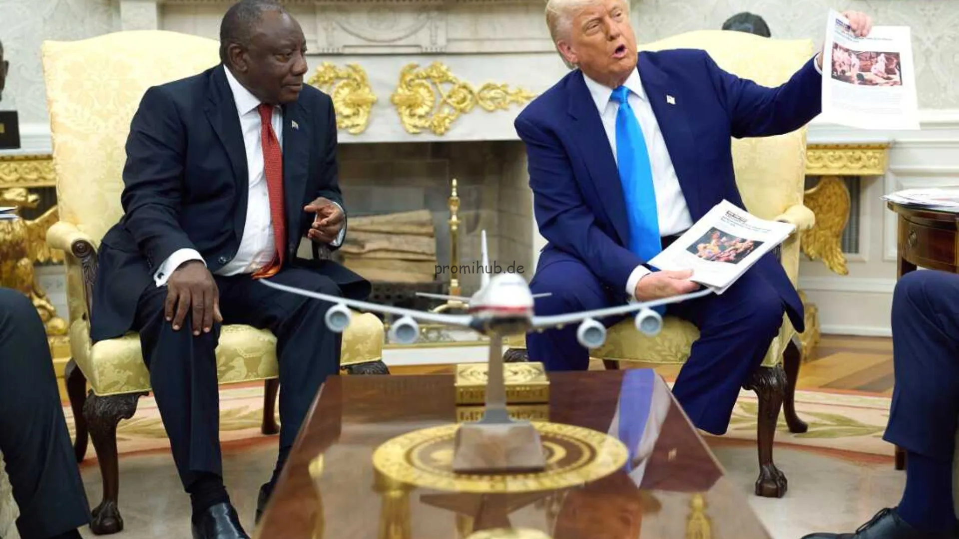 Cyril Ramaphosa mit Donald J. Trump