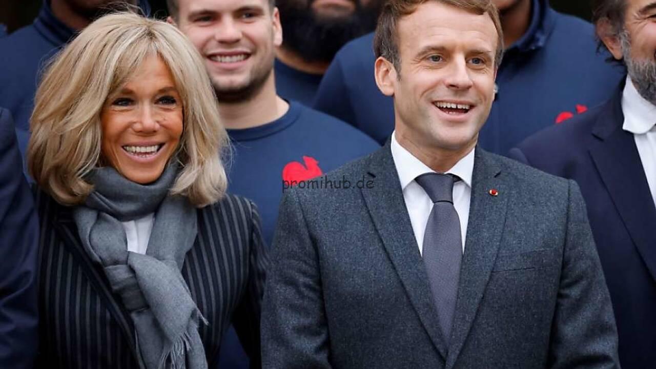 Brigitte Macron mit Emmanuel Marcon