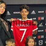 Cristiano Ronaldo Jr. mit Georgina Rodriguez