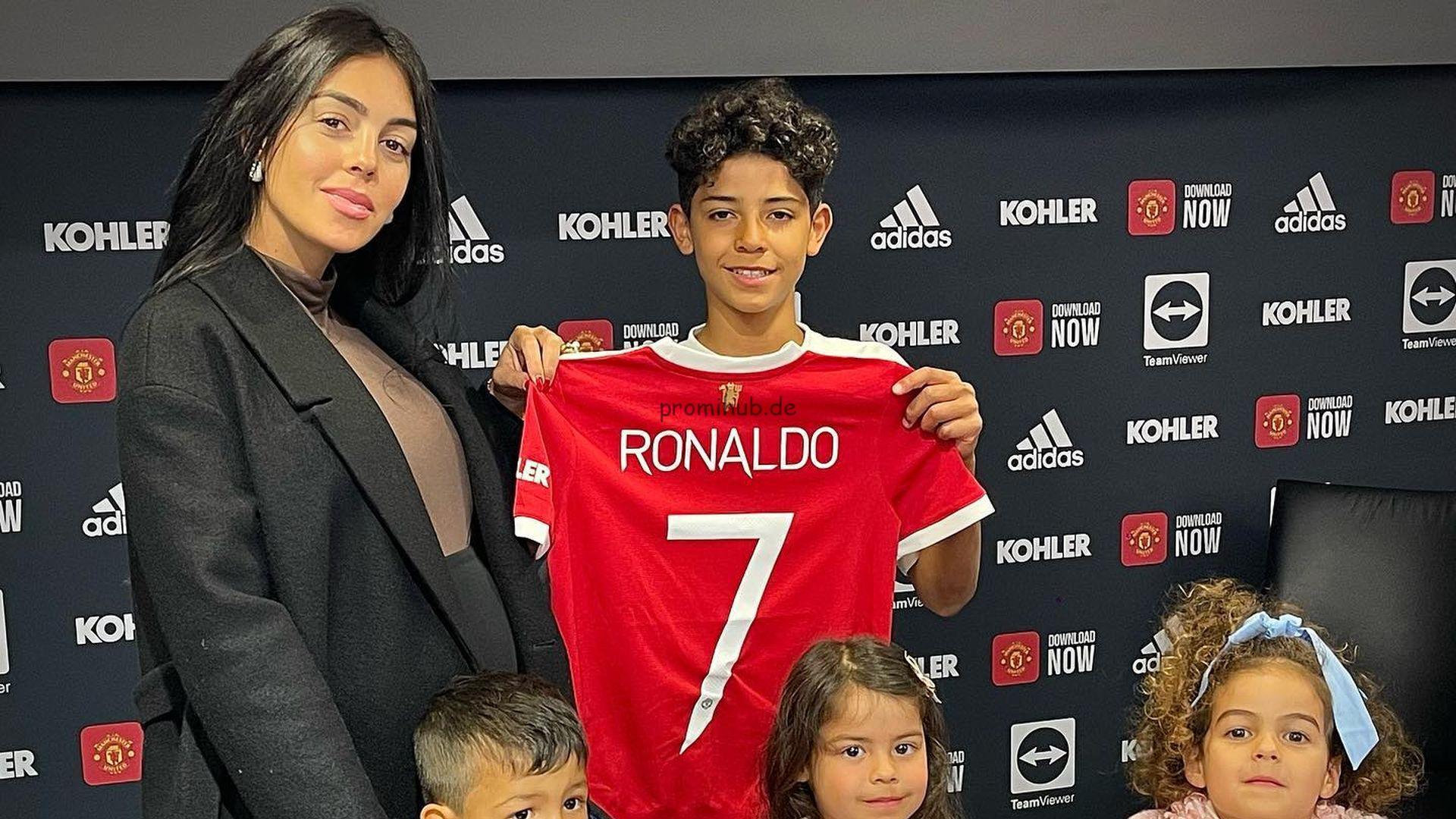 Cristiano Ronaldo Jr. mit Georgina Rodriguez